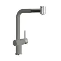 Смеситель для кухни Florentina палермо Серый шелк