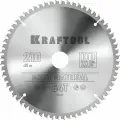 Диск пильный по алюминию KRAFTOOL Multi Material 210х30мм 64Т