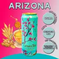 Холодный зеленый чай Arizona: натуральный экстракт женьшеня и душистый мед 650 мл, США