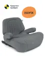 Бустер Junion Beksi группа 3 (22-36 кг), Isofix, со спинкой, серый