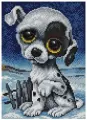 Алмазная мозаика Милый щенок, 20x28 см, Вышиваем бисером