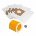Фильтр и мешки (1+5) для пылесоса Karcher WD 3, WD 3 P, SE 4001, WD 3 Premium, SE 4002, WD 3 Car, WD 3 Battery и др