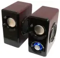Колонки Диалог AST-25UP cherry Stride 6 Вт питание от usb - дерево под вишню
