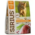 Сухой корм SIRIUS Утка и клюква для стерилизованных кошек, 1,5кг