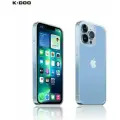 Чехол противоударный K-DOO Guardian для iPhone 13 Pro Max, прозрачно-голубой