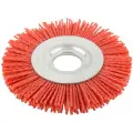 Корщетка-колесо нейлоновая, посадочный диаметр 22,2 мм, Профи 100 мм FIT 38791