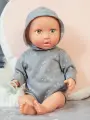 LULLABABY (BATTAT) Кукла-пупс 35 см мальчик в боди с капюшоном