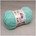 Пряжа Dolphin baby (HIMALAYA), мята - 80345, 100% полиэстер, 5 мотков, 100 г, 120 м.