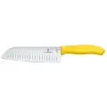 Нож кухонный Нож сантоку VICTORINOX Swiss classic, блистер, 29.5x7 см, лезвие: 17 см, желтый