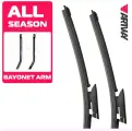 Щетки стеклоочистителя (дворники) Artway бескаркасные для / Щетки стеклоочистителя Renault Duster 2 / Рено Дастер II 2021 / 2022 комплект 2 шт. 550мм-480мм