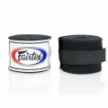 Бинты полуэластичные Fairtex Handwrap HW2, цвет черный, длина 4.5 м