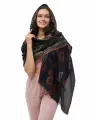 Палантин SABAVA Базовая коллекция для женщин,289х240 см, черный
