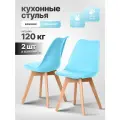 Стулья для кухни и комнаты Ergozen Frankfurt голубые 2шт