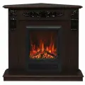 Электрокамин RealFlame Dominica Corner, пульт, эффект живого пламени, мощность 1,5кВт с очагом Eugene