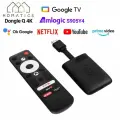 Смарт ТВ приставка HOMATICS 4K TV Stick Google & Netflix Certified 2 ГБ/8 ГБ Google TV 11 OS Amlogic S905Y4 Поддержка AV1 4K H.265 Dolby Atmos 2T2R Wifi BT5.0 Голосовой ввод Медиаплеер