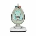 Электронная кресло-качалка 4moms Mamaroo NEW со вкладышем (Oliva / Mint Cool Mesh)