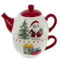 Чайник с чашкой Новогодний подарок, 500/380 мл, 17,5х10х17 см KSM-805092