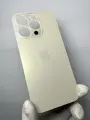 Оригинальная задняя крышка (стекло) IPhone 14 Pro золотой с широким вырезом под камеру