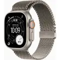 Часы Apple Watch Ultra 3 2025 49mm Natural Titanium Case With Natural Milanese Loop, M, (Бежевый/Натуральный Титан/Титановый)
