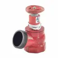 Клапан пожарный чугун угловой 125 гр КПЧ 65-1 Ду 65 1,6 МПа муфта-цапка с датчиком положения дппк 27 Апогей 110026
