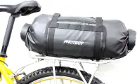Велосумка на багажник до 17 литров, серия Bikepacking, цвет черный, PROTECT