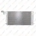 Радиатор кондиционера 575х335х16, для Фольксваген Рапид, Поло, Джетта, Гольф, Тигуан Шкода Октавия, Сеат Ибица арт CC005VGA011AL TECHWIT