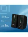 Колонки OK-120U 2.0 черный 6Вт