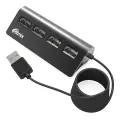 Разветвитель USB Ritmix CR-2400, 4 порта, черный