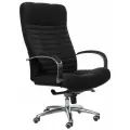 Кресло компьютерное РОСКРЕСЛА Атлант 2 ML офисное для руководителя, обивка: ткань, цвет: черный матовый