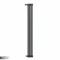 Трубчатый стальной радиатор FLAMUX 2180 ALTUS, Высота 1800мм,4 секции, RAL 7016, Серый. Универсальное подключение: Нижнее.