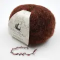 Пряжа Vento d'Italia Merino kid mohair 07 тёмный терракот (50г/600м, упаковка 10 мотков)