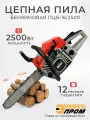 Пила цепная бензиновая Энергопром ПЦБ-16/2500 (G1), шина 40 см, 2500 вт, бензопила для дачи и сада