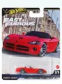 JBL85 Hot Wheels Premium Fast & Furious машинка металлическая игрушка коллекционная масштабная модель премиальная 2003 Dodge Viper SRT-10 Кейс 2025