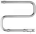 Полотенцесушитель электрический с включателем TERMLUX SU42/50ES (S-образный, 420х500х85, 30 Вт, правый тэн)