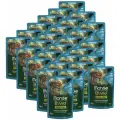 Monge Cat BWild GRAIN FREE паучи из тунца с креветками и овощами для стерилизованных кошек 85г х 28 шт.