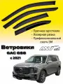 Ветровики, Дефлекторы боковых окон GAC GS8 с 2021/ Ветровики стекол для авто Джи Эй Си (Гак) Джи Эс8