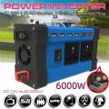 Автомобильный преобразователь напряжения инвертор, 6000 Вт, 12/220V, для авто любых марок