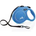 FLEXI Рулетка NEW CLASSIC L ремень 8 м до 50 кг, синий