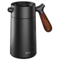 Френч-пресс 950мл вакуумный, чайник заварочный, черный