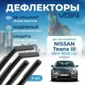 Дефлекторы окон Voin на автомобиль Nissan Teana III 2014-2020 /седан/вставные 4 шт