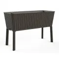 Готовая грядка на ножках для растений Keter Splendor (braids rattan) 120L (коричневый)