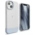 Elago силиконовый чехол для iPhone 13, GLIDE прозрачный/голубой