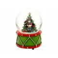 Музыкальный снежный шар рождественский щелкунчик, полистоун, стекло, 15 см, Sigro 50-1629