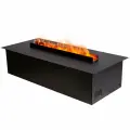 Электрокамин RealFlame Cassette 630, 3D эффект, чёрный, стальной