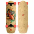 Лонгборд Fuji Cruiser Fish, 8 слоев, бамбук/клен, колеса 90А