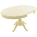 Стол обеденный раздвижной Фабрицио D100 Слоновая кость/тон 10