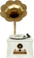 Виниловый проигрыватель ALIVE AUDIO Gramophone, ручной, белый [aa-hoc-08-wh]