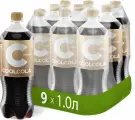 Газированный напиток Очаково Cool Cola Vanilla (Кул Кола Ваниль), 9 штук х 1л