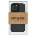 Чехол с MagSafe для iPhone 14 Pro MAG NOBLE COLLECTION кожаный Soft touch — Чёрный