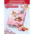 Конфеты шоколадные Стильные штучки вишневый мусс подарочные в весенней коробке, 104 г